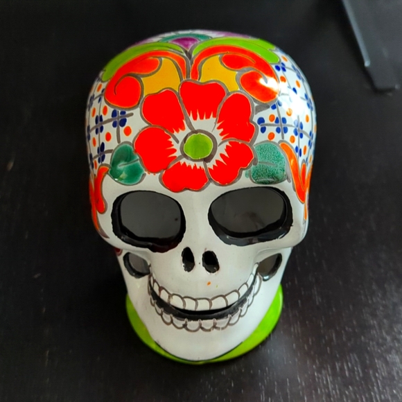 Ceramic Sugar skull - Picture 1 of 4